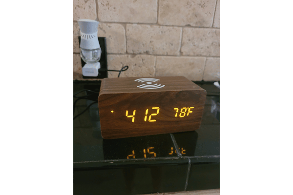 Bauhn Wireless Charging Clock