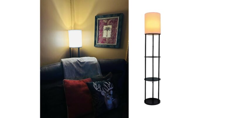 This ALDI’s Casalux Floor Lamp with Shelf is the Perfect Addition to Your Home!