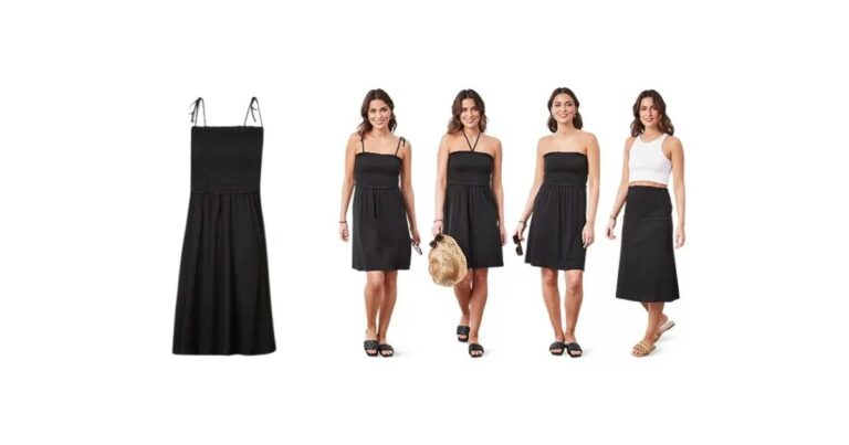 Discover the ALDI’s Serra Ladies Convertible Dress: Wear It 4 Different Ways!