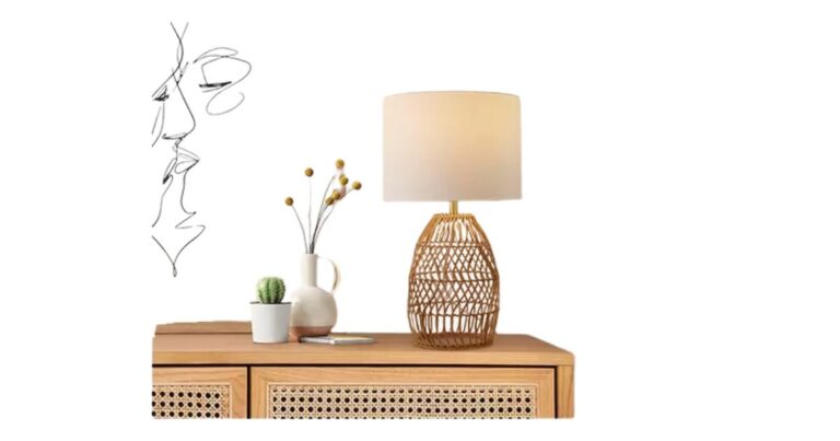 Aldi Is Selling a Casalux Rattan Lamp for an Unbeatable Price, and Shoppers Are Snatching It Up Fast!