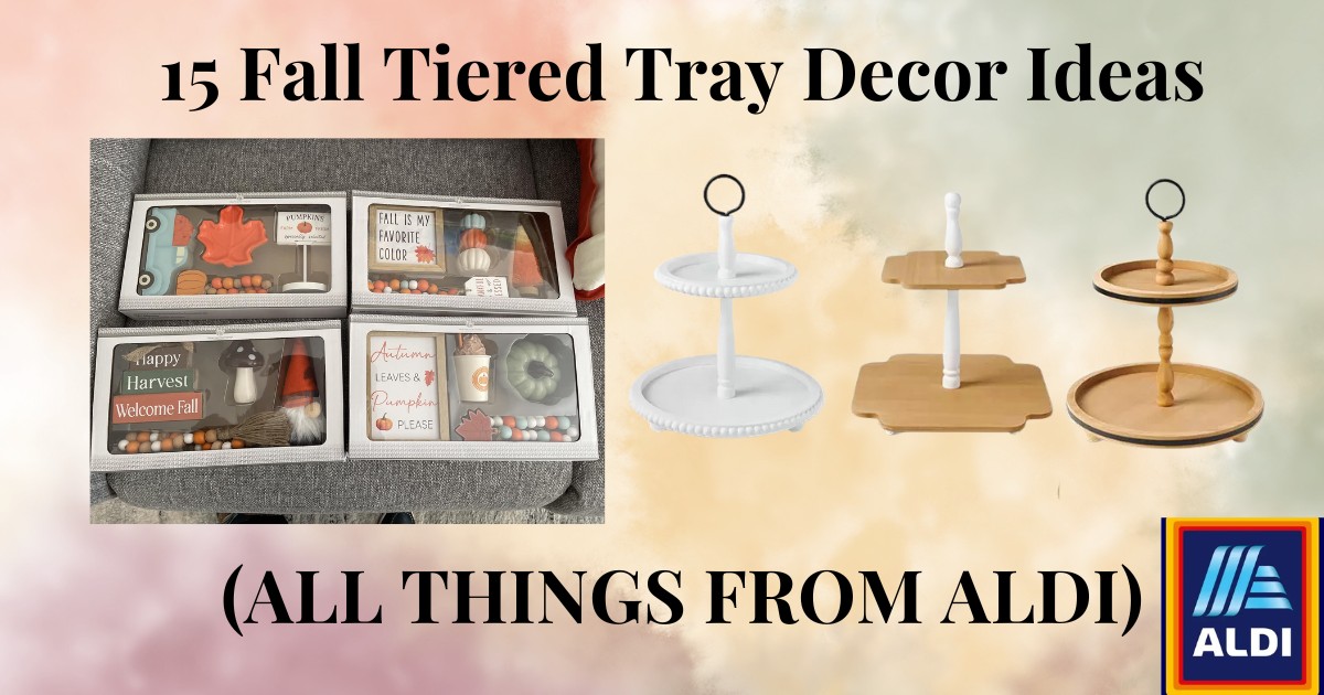 Fall Tiered Tray Decor Ideas