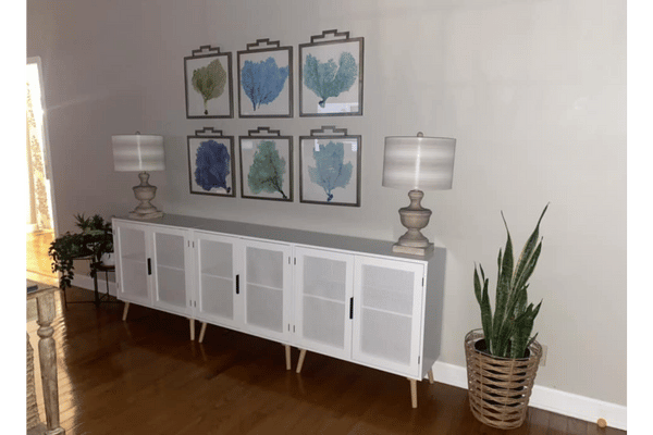 Here's How I'm arranging SOHL Furniture Accent Cabinet