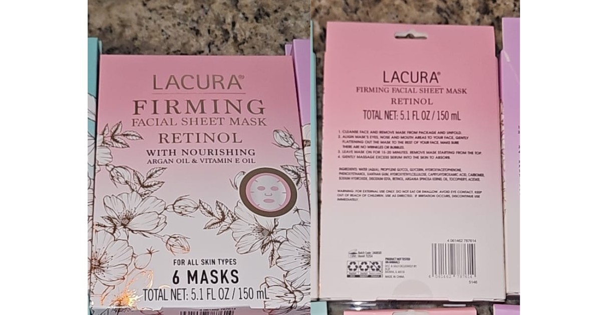 Lacura Facial Sheet Masks Assorted Varieties