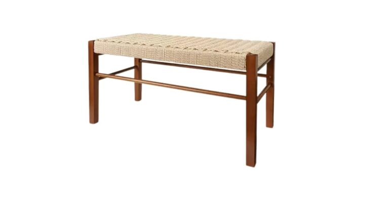 Aldi Is Selling the SOHL Furniture Woven Accent Bench for an Amazing Price, and It’s a Must-Have!