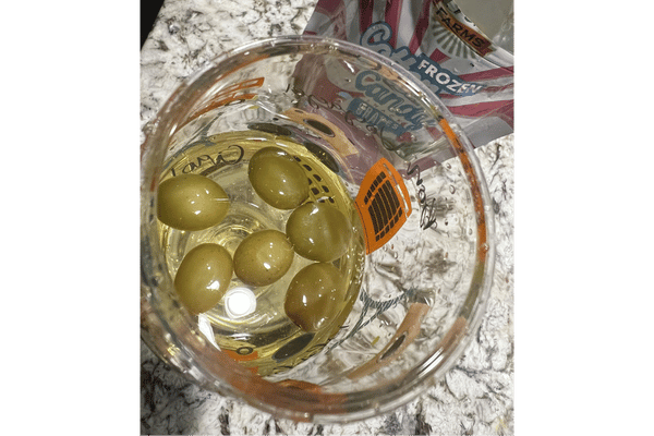 Cotton Candy Grapes in Water