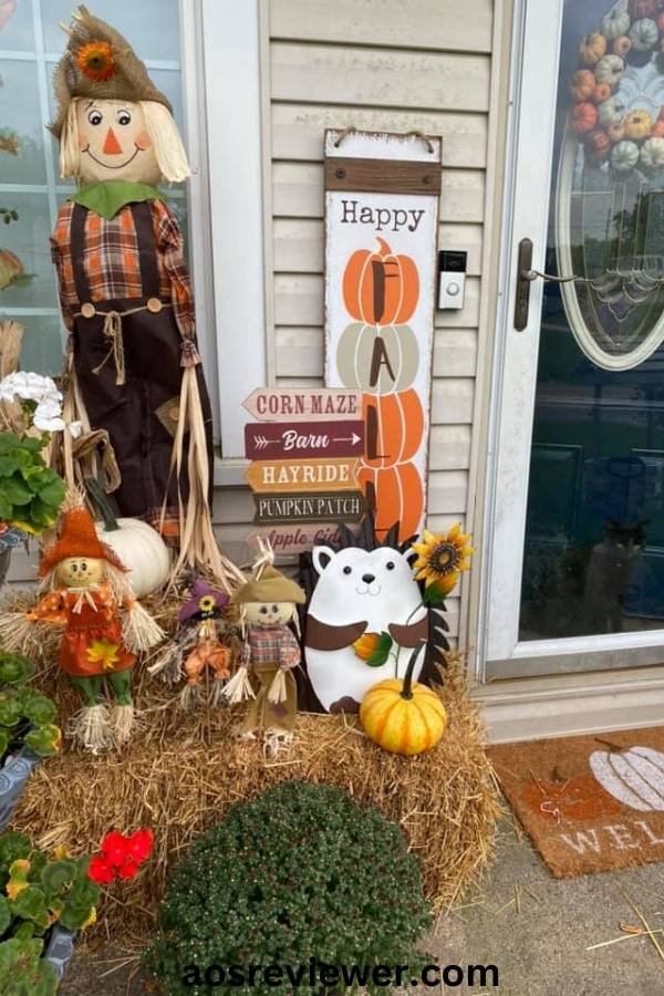 Cute Farm-Themed Front Door Decor