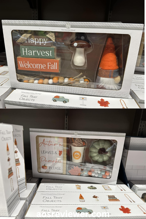 Fall Tier Tray Decor Objects