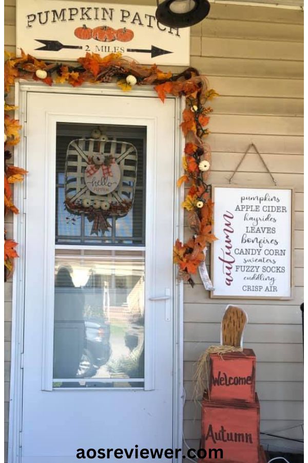 Fall Wall Frame Sign