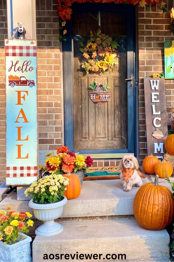 Hello Fall & Welcome Sign