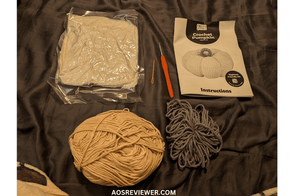 Here's What You Get in Crochet or Macrame Pumpkin Craft Kit