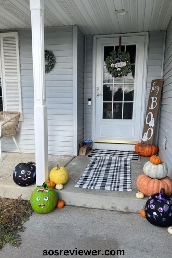 Hey Boo Sign Porch