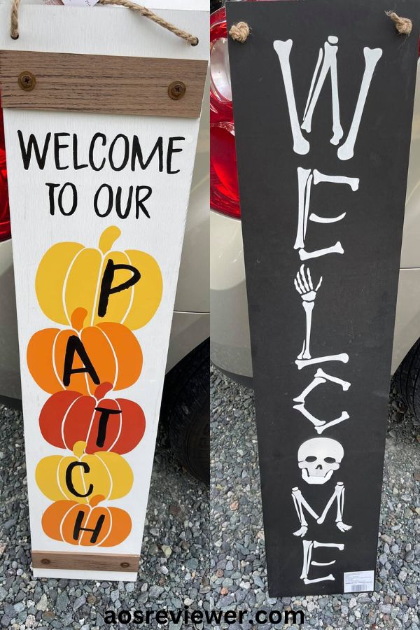 Welcome Fall Sign Porch