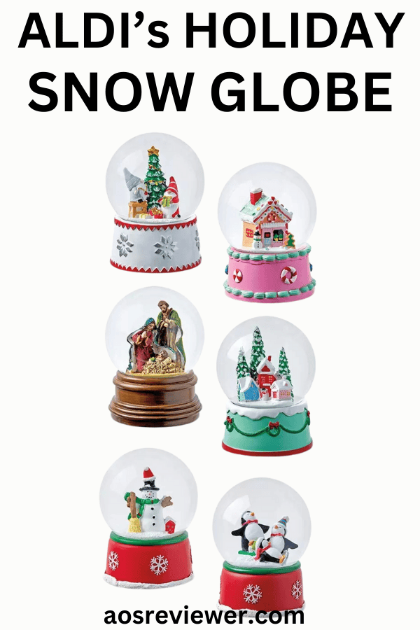 Aldi's Holiday Snow Globe