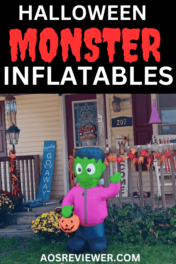 Halloween Monster Inflatables Pin