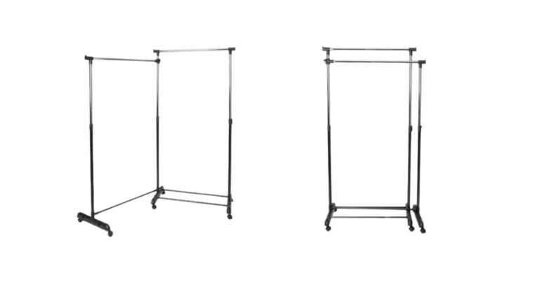 Huntington Home Corner Garment Rack Is the Space-Saving Solution Your Closet Needs!