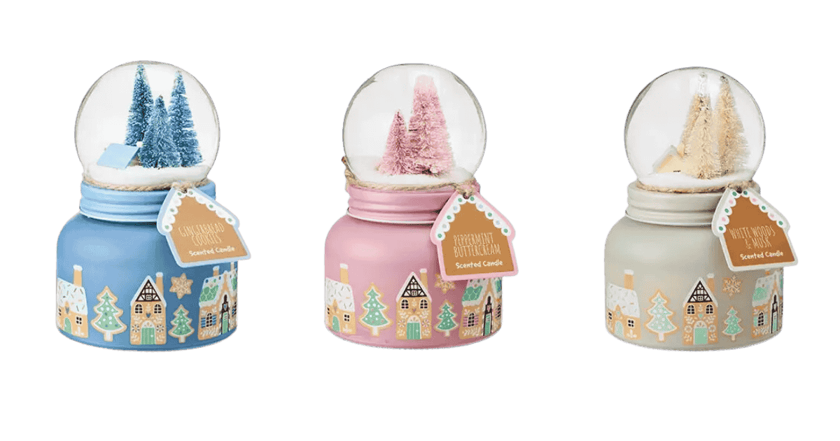 Huntington Home Snow Globe Candle