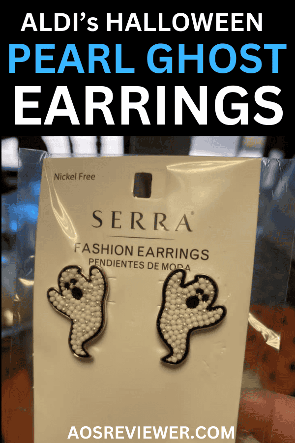 Serra The Pearl Booing Ghost Earrings Pin