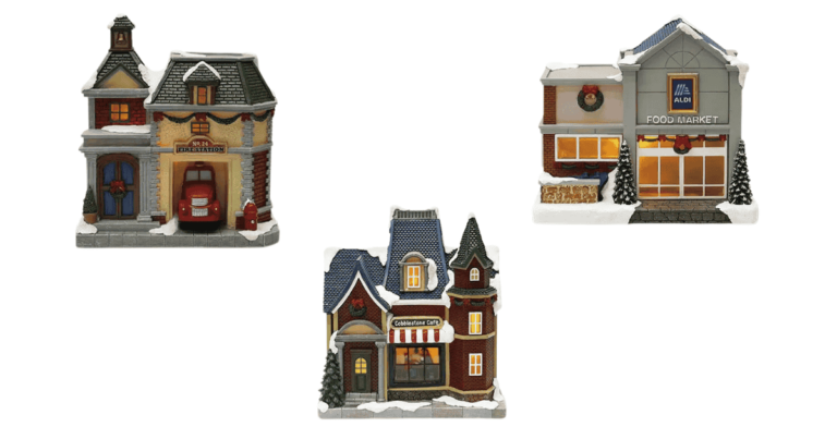 Merry Moments Holiday Village House Brings Festive Charm to ALDI Shelves This Season!