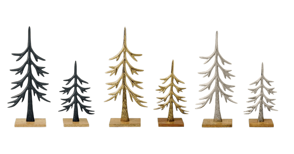 Merry Moments Sculpted Trees