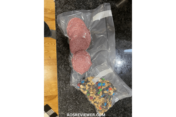 Sealed Using Ambiano Vacuum Food Sealer