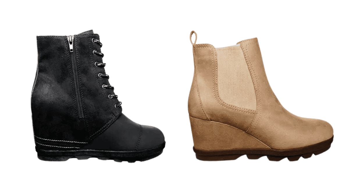 Serra Ladies Wedge Booties