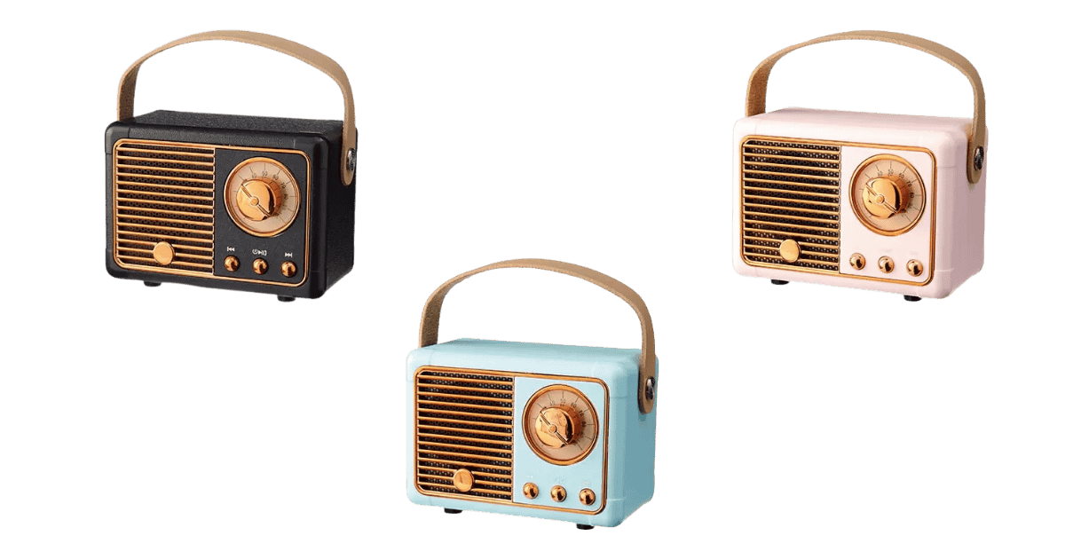 Bauhn Mini Retro Bluetooth Speaker