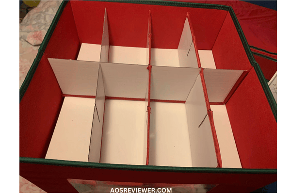 Huntington Home Ornament Storage Box