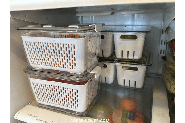 Keeping Crofton Fridge Storage with Colander in Fridge