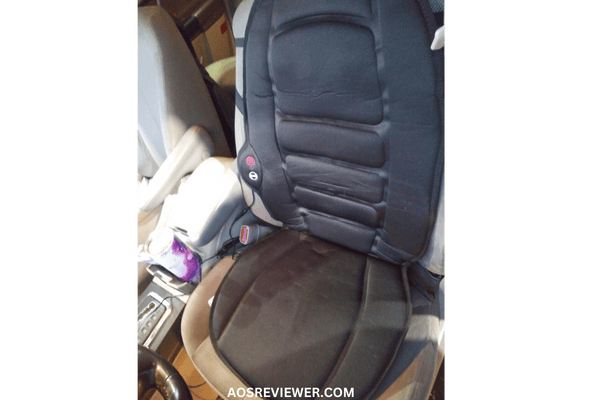 Using Visage Heated Back Massager Seat in the Car